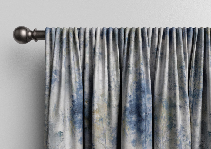 Woodland, Saxon Blue - Made to Measure Curtains - Image 9